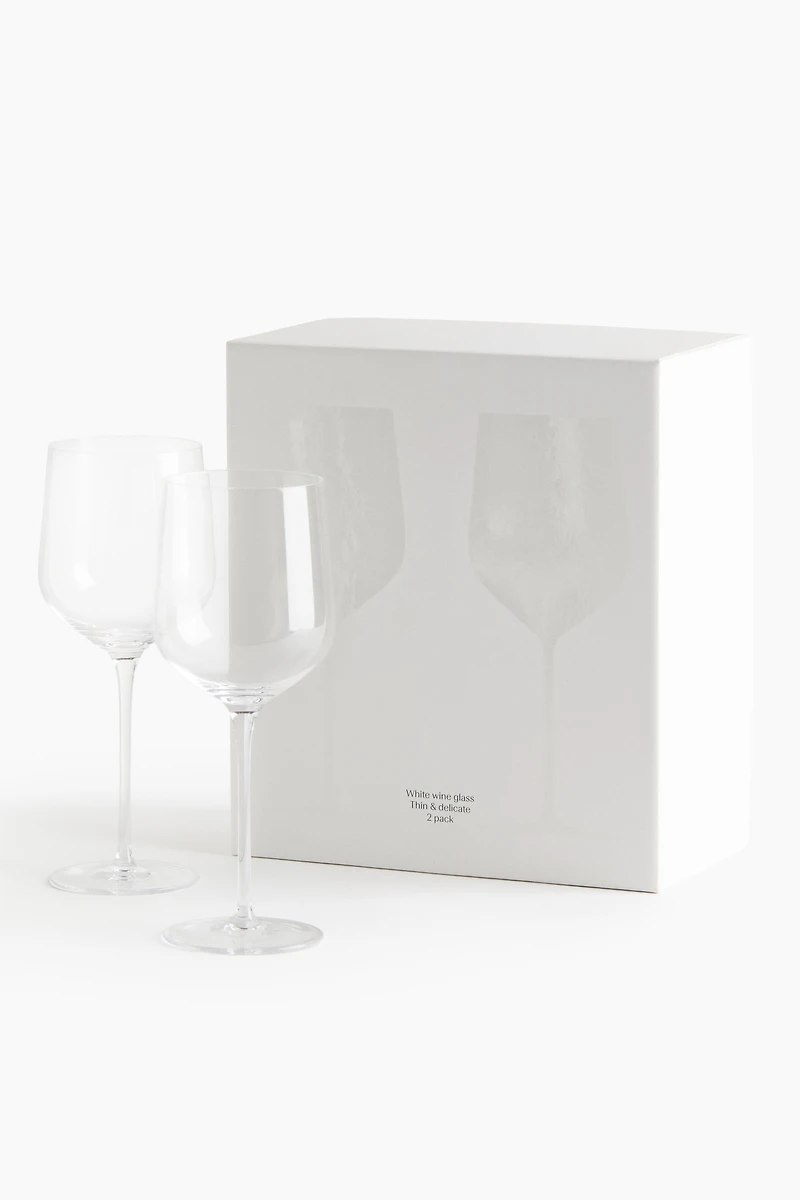 2-Pack White Wine Glasses