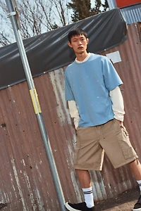 Loose-Fit Cargo Shorts