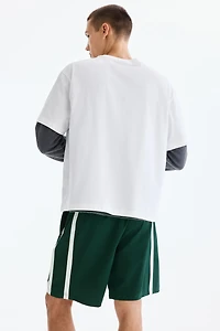 Regular-Fit Track Shorts