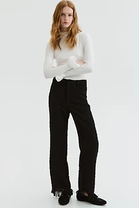 Pantalon texturé