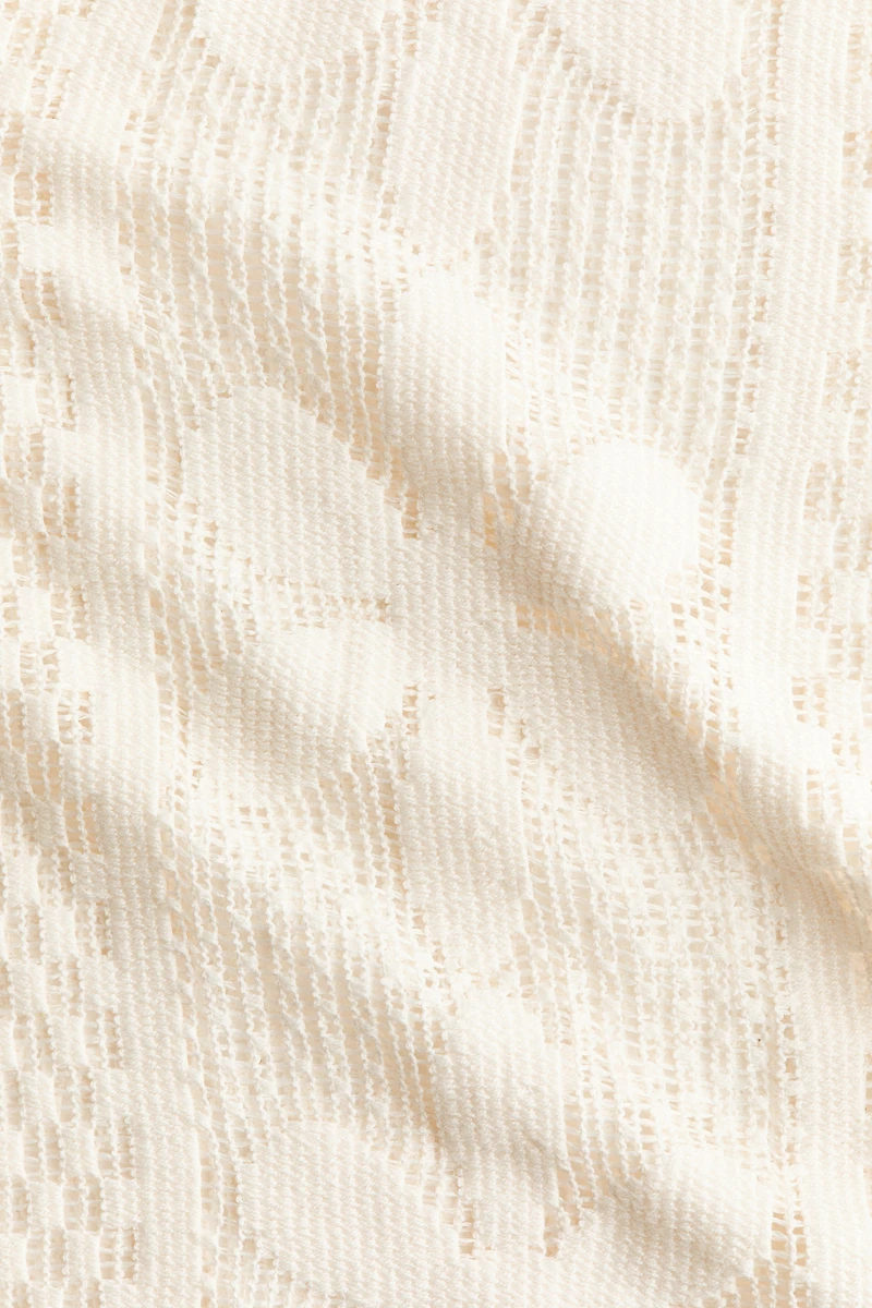 Pantalon en jersey dentelle