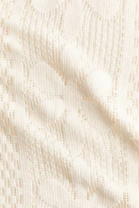 Pantalon en jersey dentelle