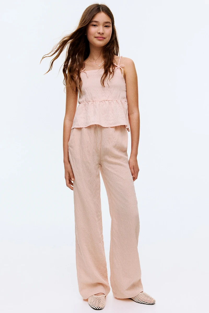 Tie-Detail Pants