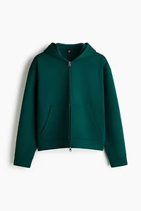 Loose-Fit Scuba Hooded Jacket