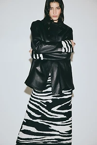 Jacquard-Knit Sweater