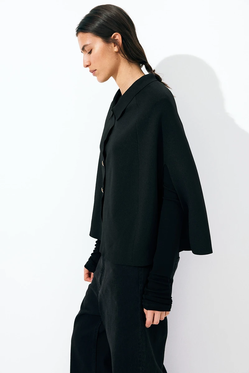 Cape en tricot