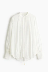Blouse with Pintucks