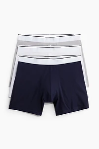 Lot de 3 caleçons boxeurs Lycra🅫 mi-longs