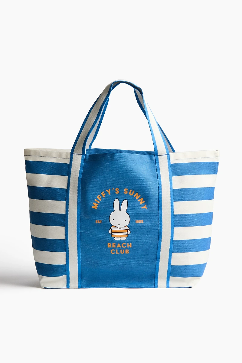 Children's Beach Bag with Printed Motif