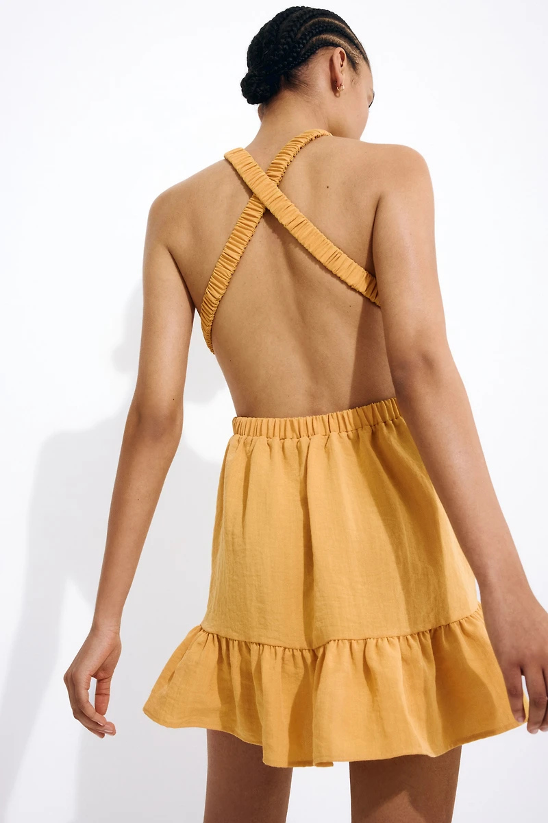 Open-Back Cutout Dress