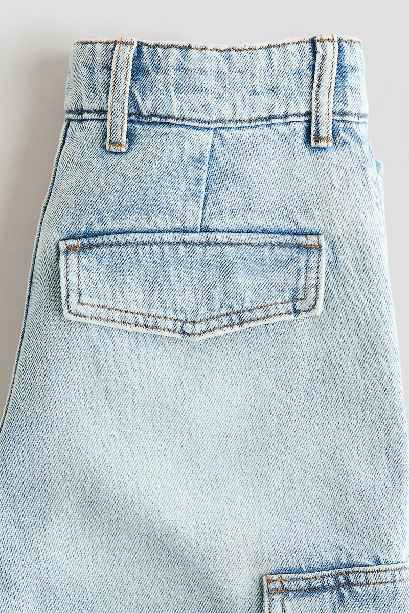 Baggy-Fit Cargo Jeans