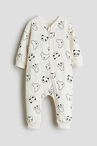 Patterned Pajama Jumpsuit