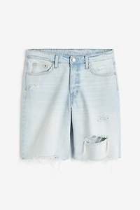 Baggy Low Denim Shorts