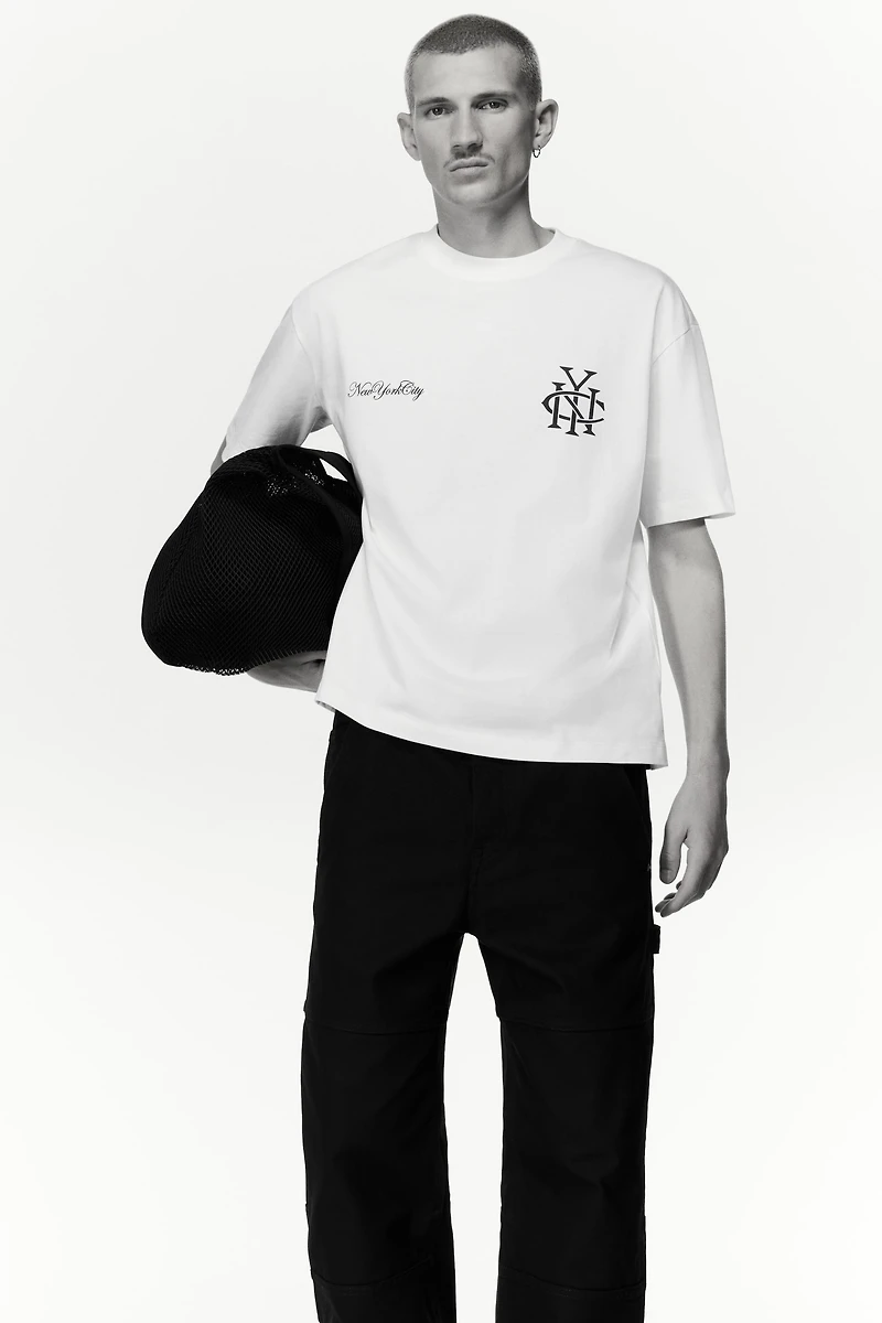 Loose-Fit Printed T-Shirt