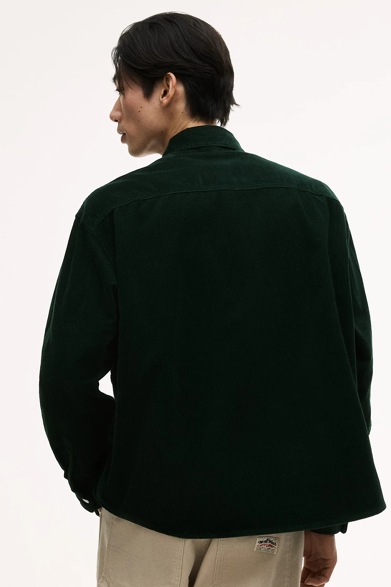 Oversized Cotton Corduroy Shirt