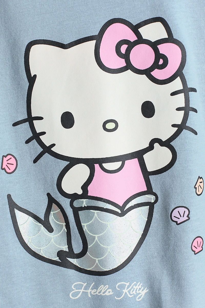 T-shirt en coton avec motif imprimé