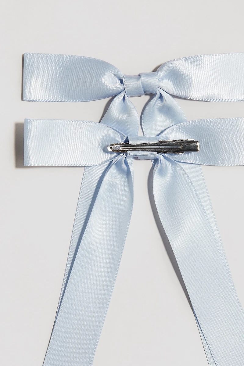 2-Pack Bow Hair Clips