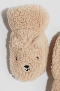 Teddy Fleece Mittens