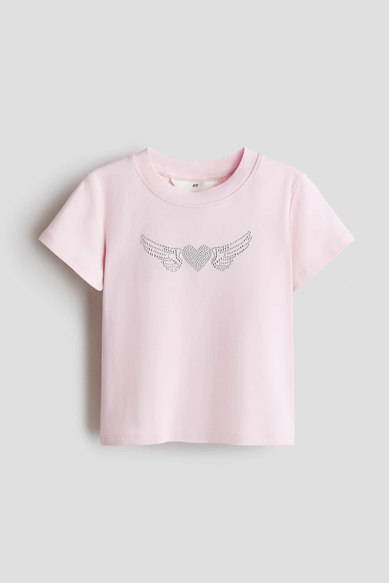T-shirt avec motif ornementé