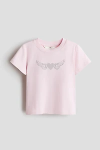 T-shirt avec motif ornementé