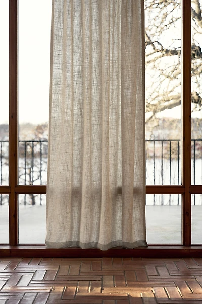 2-Pack Linen-Blend Curtain Panels