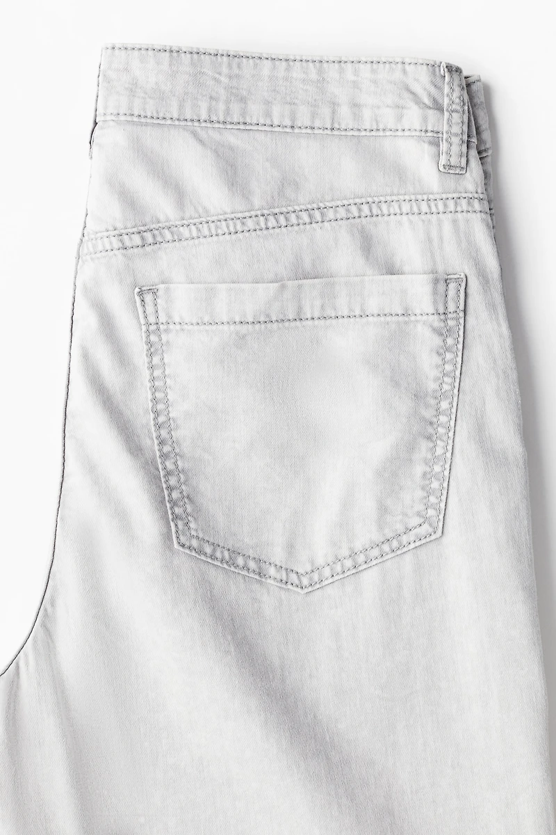 Straight Twill Pants