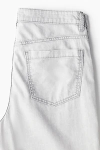 Straight Twill Pants