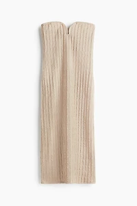Textured Jersey Bandeau Dress