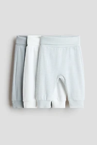 3-pack Foldover-Waist Pants