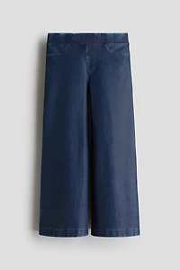 Wide Denim-look Pants