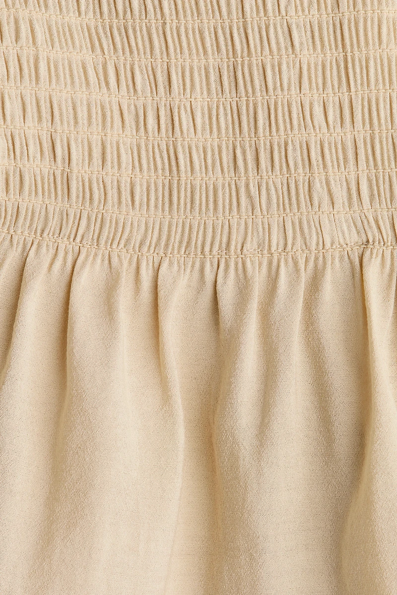 Smocked Bandeau Jumpsuit