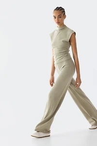 Straight-Leg Jersey Pants