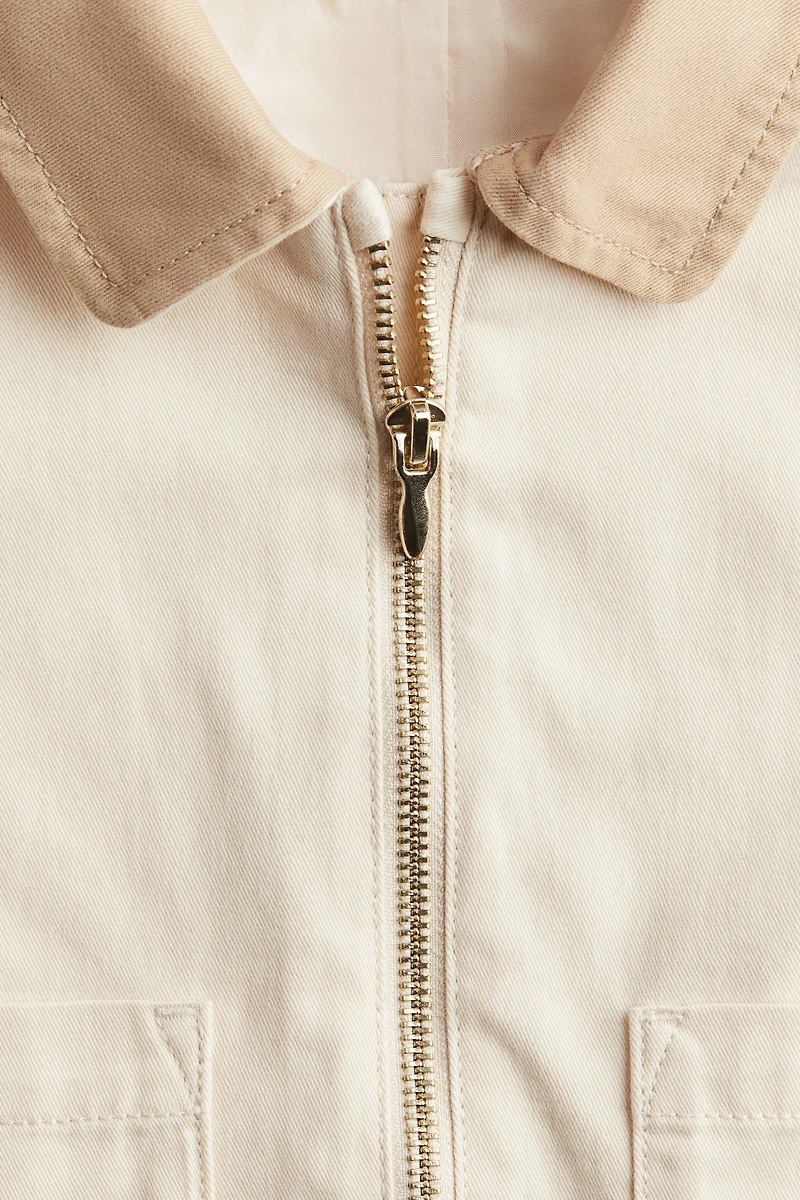 Veste en sergé de coton