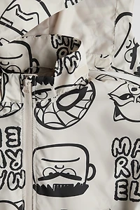 Printed Windbreaker