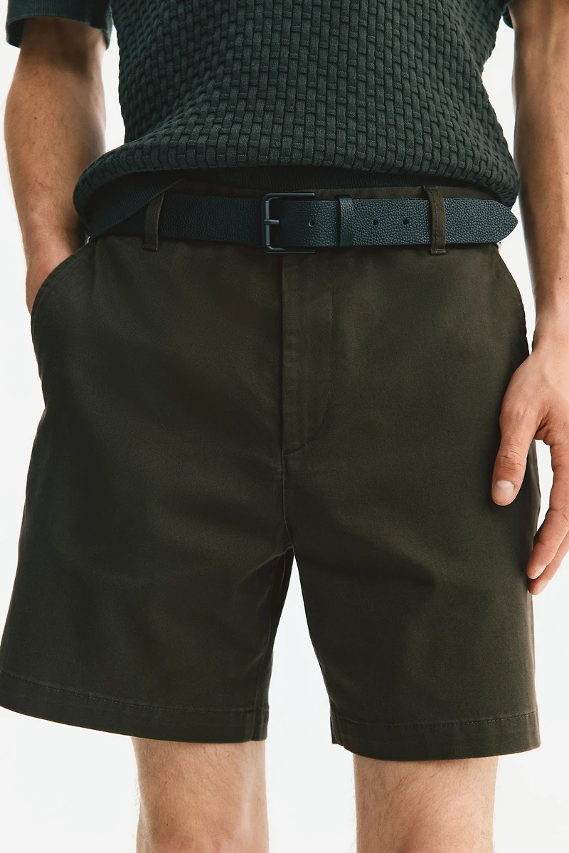 Regular-Fit Cotton Chino Shorts