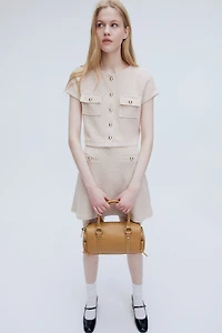 Waffled Jersey Top