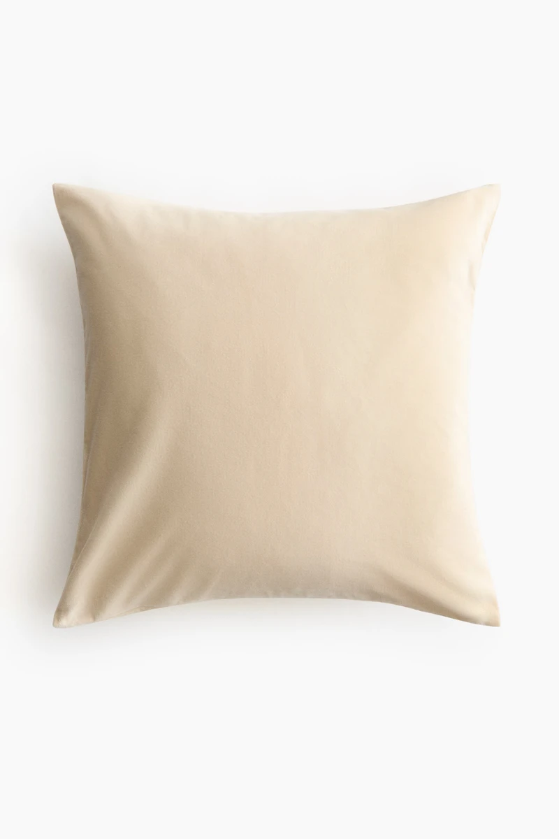 Housse de coussin en velours