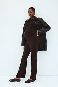 Legging MAMA évasé en jersey point de Rome