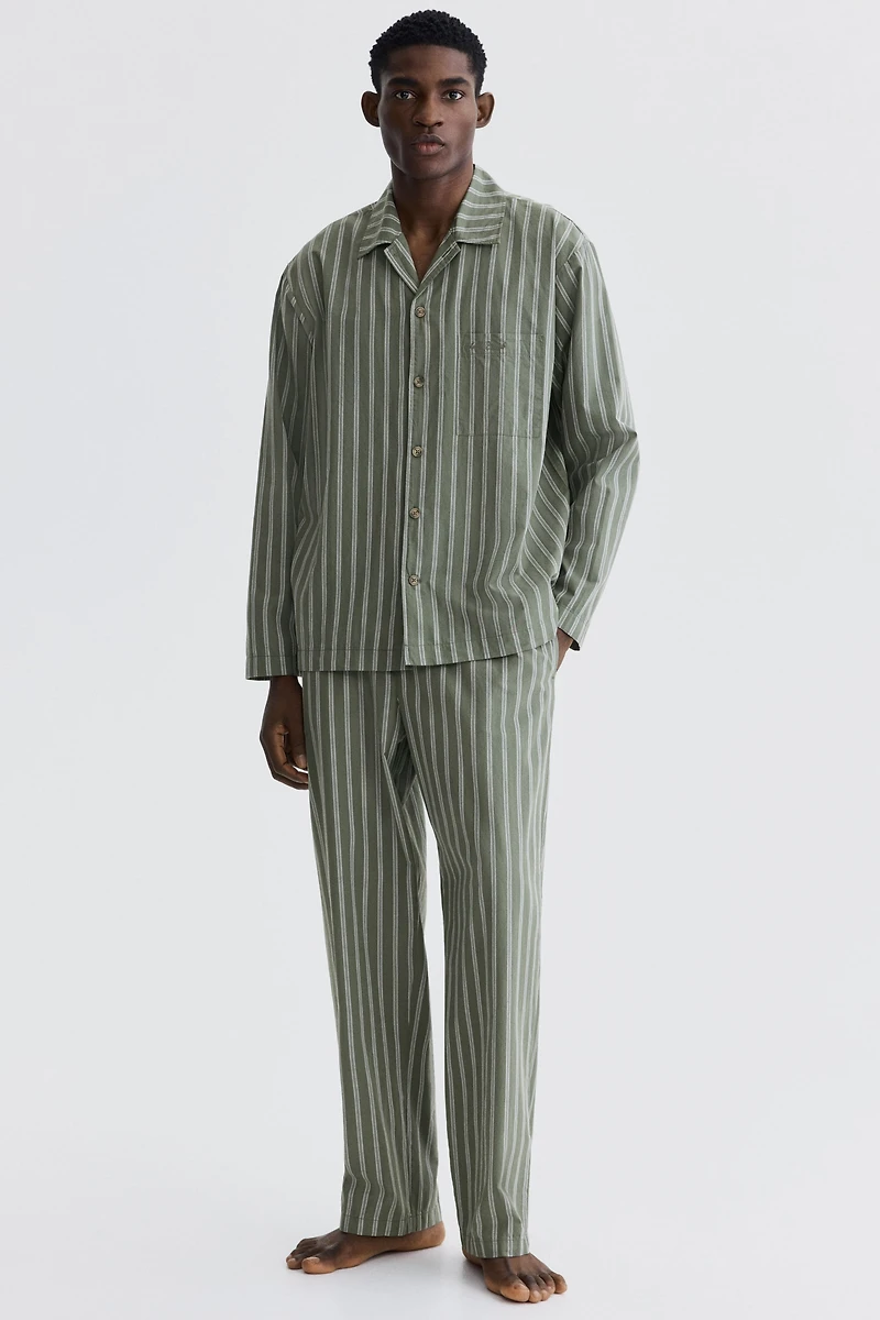 Poplin Pajama Shirt and Pants