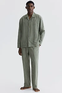 Poplin Pajama Shirt and Pants