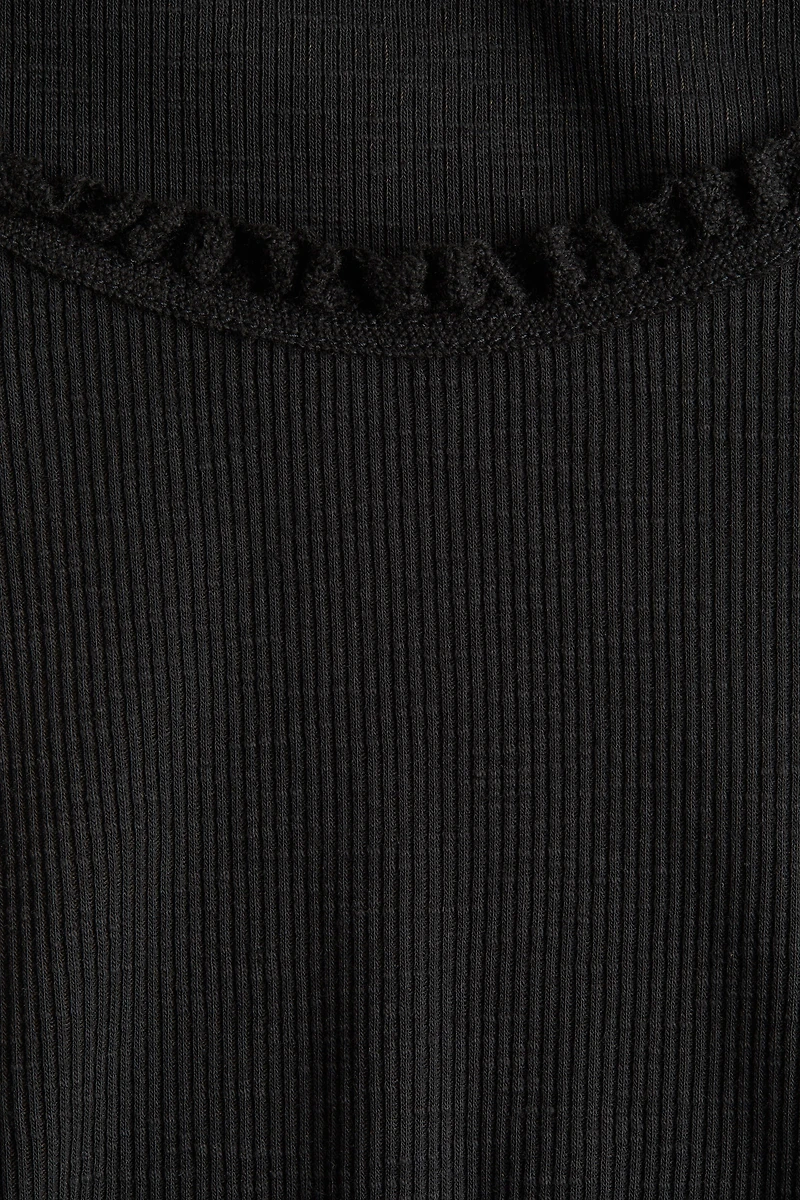 Lace-Trimmed Top