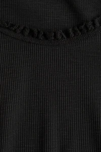 Lace-Trimmed Top