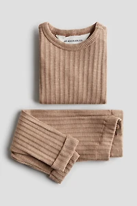 2-piece Ribbed Jersey Set