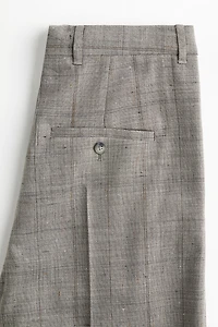 Pantalon de costume en laine mélangée