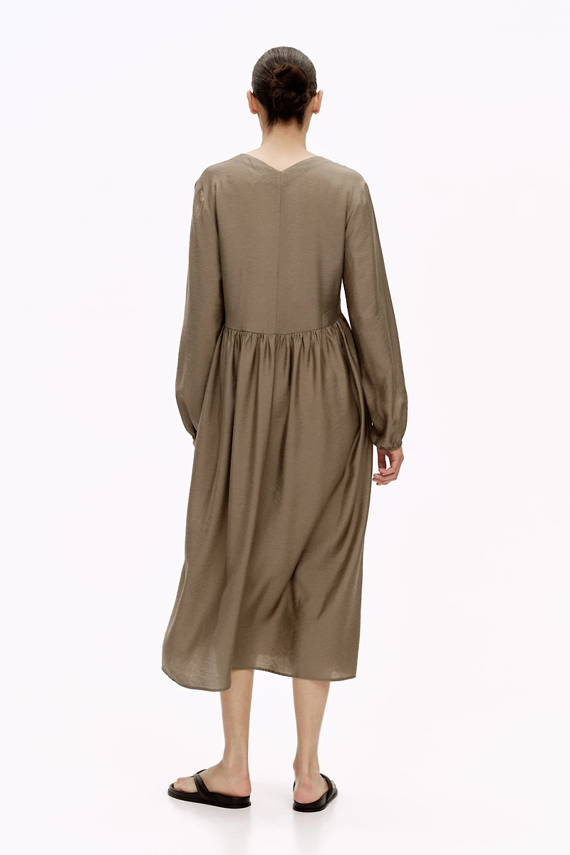 MAMA Viscose-Blend Nursing Dress