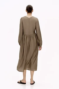 MAMA Viscose-Blend Nursing Dress
