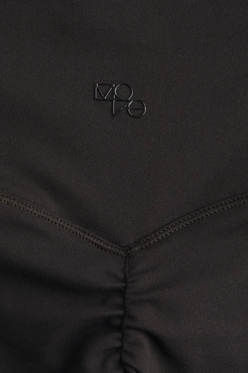 Scrunch-Detail Sports Leggings