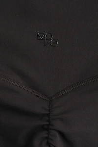 Scrunch-Detail Sports Leggings