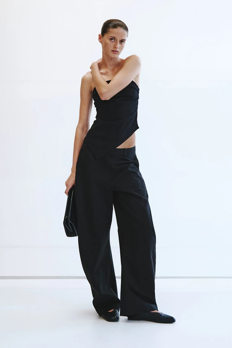 Asymmetric Tube Top