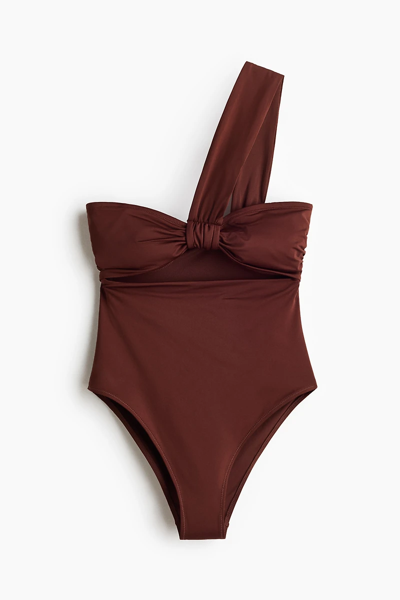 Maillot de bain asymétrique coussiné